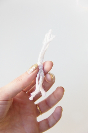 Someone holding string