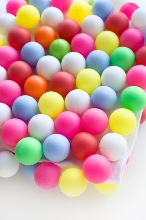 Colorful plastic balls