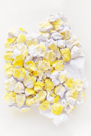 Fake popcorn on a shirt