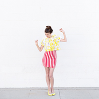 DIY Popcorn Costume