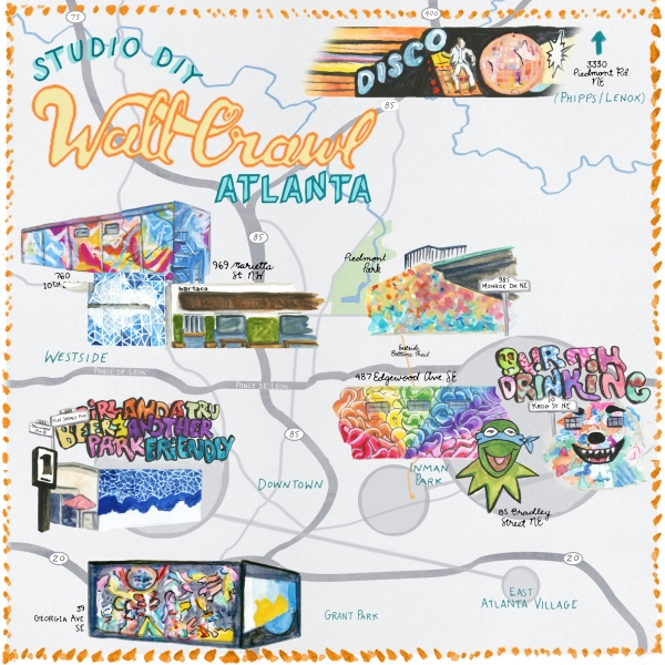 Atlanta Wall Crawl | studiodiy.mom