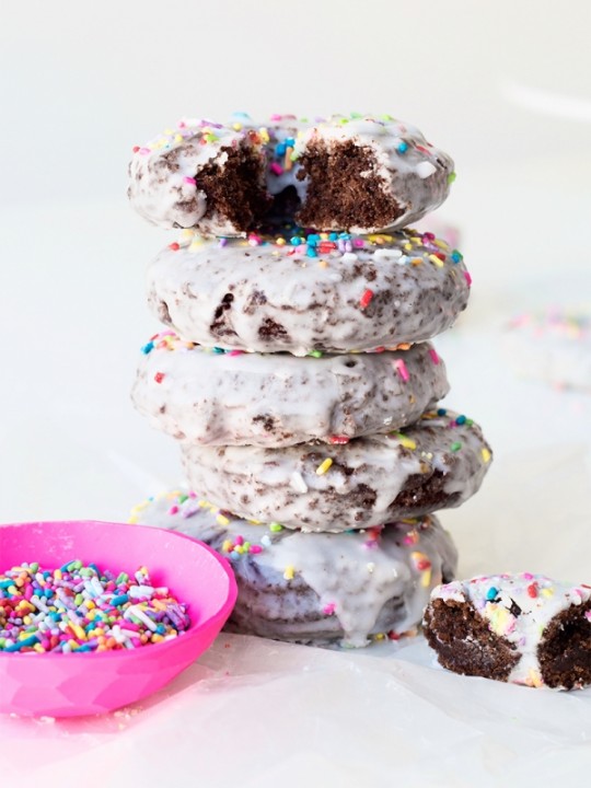 Glazed Chocolate Cake Donuts (AKA My Favorite Donut!)