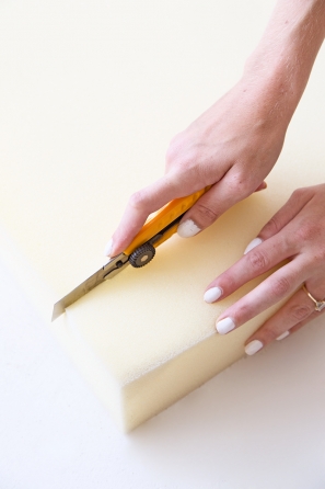 Someone cutting something