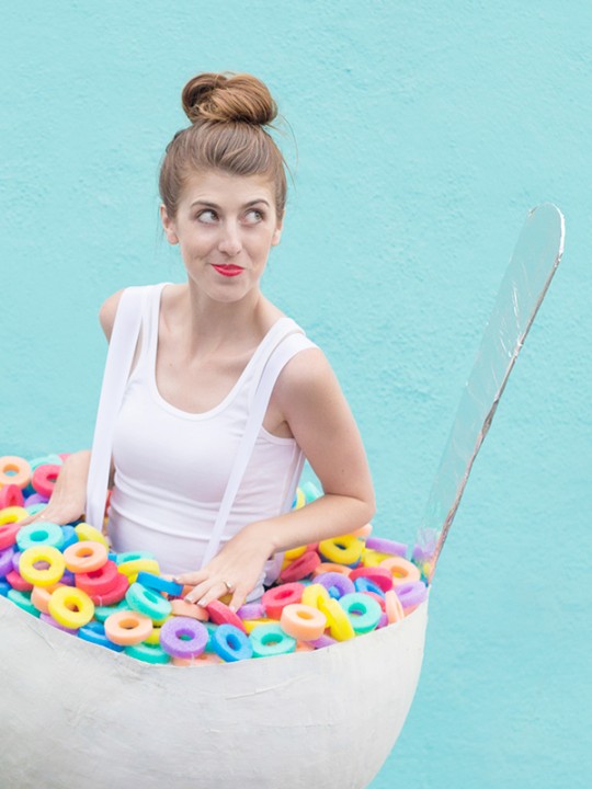 DIY Cereal Bowl Costume