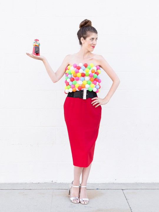 DIY Gumball Machine Costume
