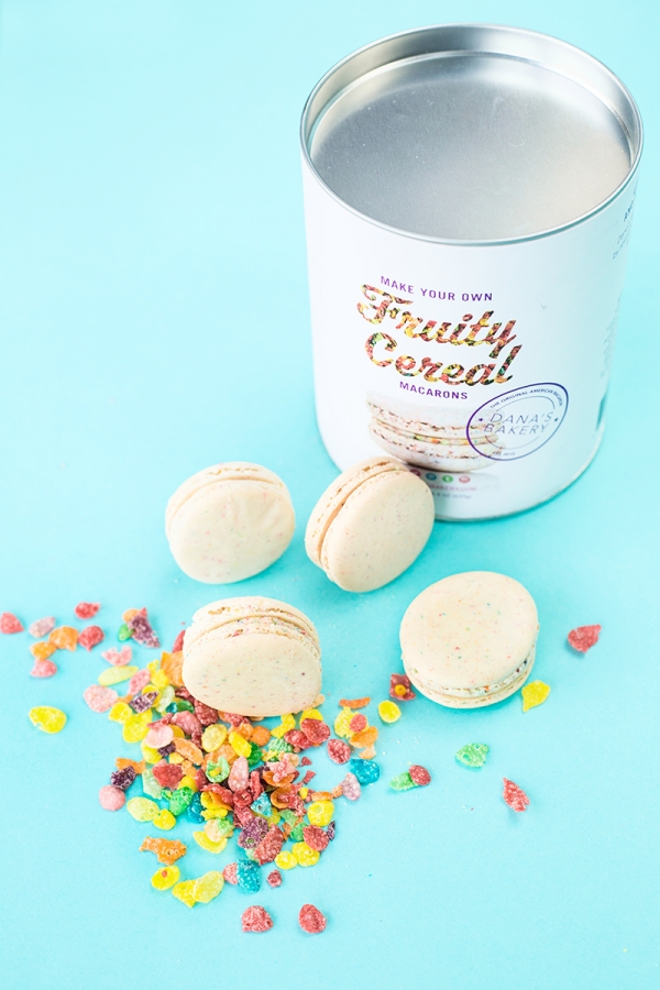 Macarons and fruity pebbles