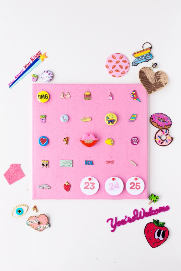 Pink advent calendar