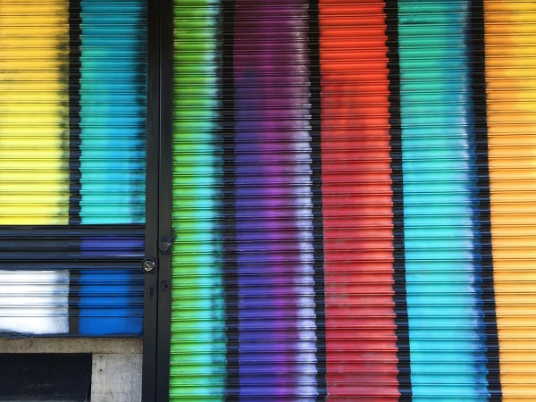 Colorful mural