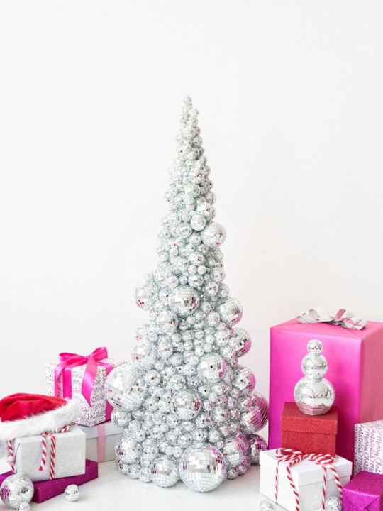 DIY Disco Ball Christmas Tree