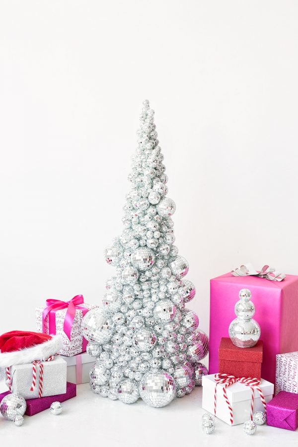 Disco ball Christmas tree