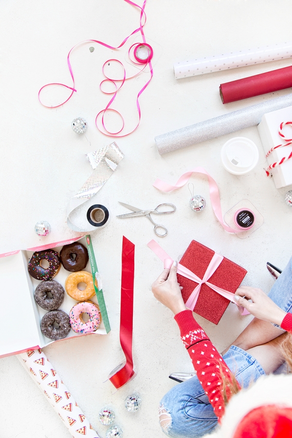 Craft materials and donuts