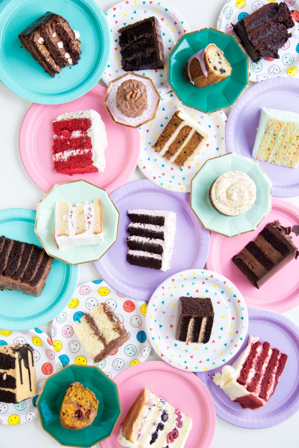 Slices of cake
