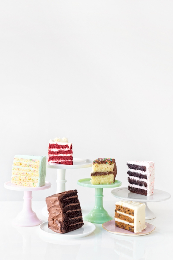 Slices of cake