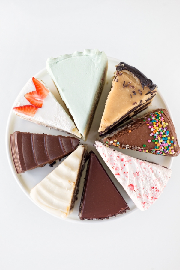 Cake slices