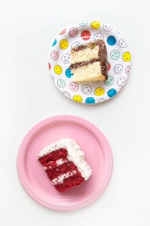 Slices of cake