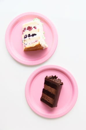 Cake slices