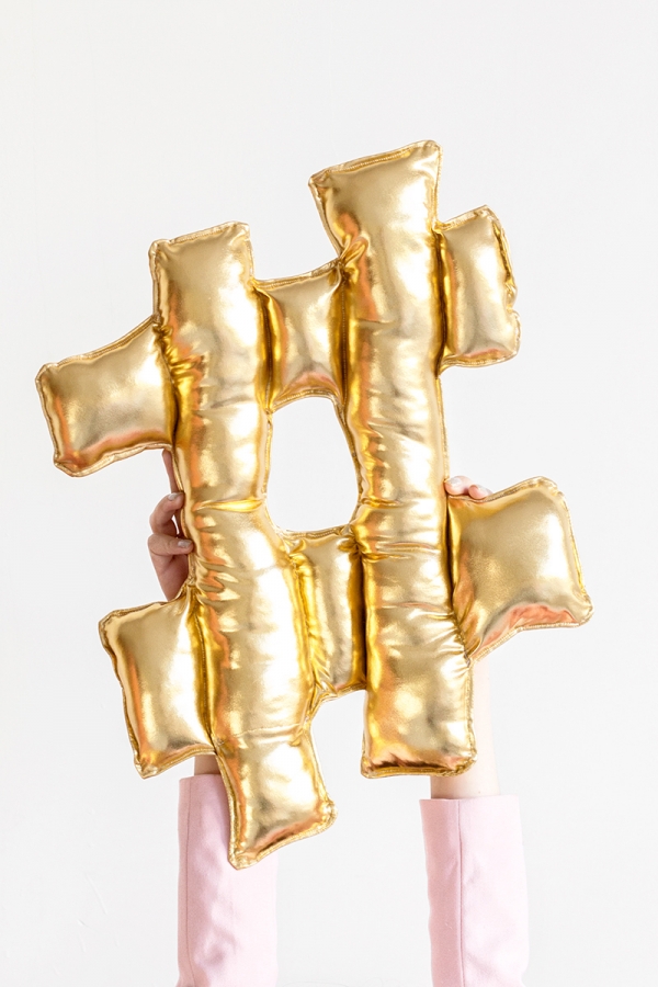 Gold balloon