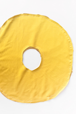 Yellow fabric