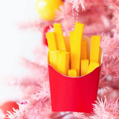 DIY French Fries Ornaments A fry ornament