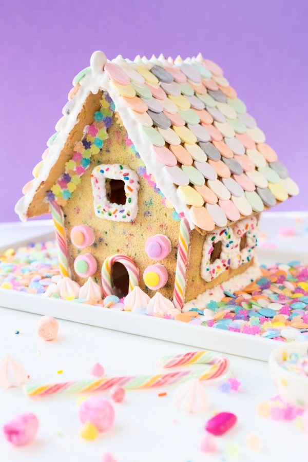 A gingerbread house