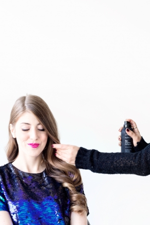 Someone getting their hair done