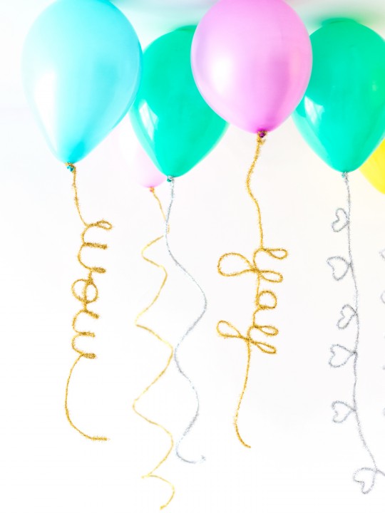 DIY Bendable Balloon Tails