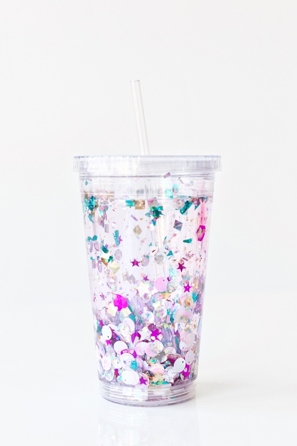 Cup with glitter
