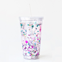 DIY Floating Glitter Tumbler