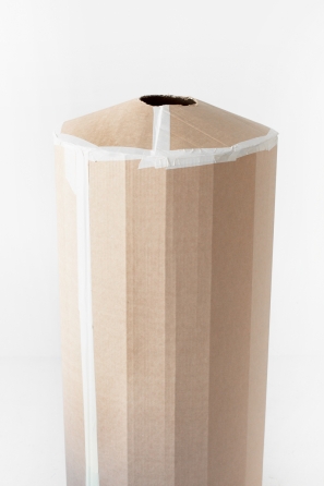 A cardboard shape