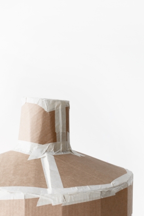 A cardboard shape