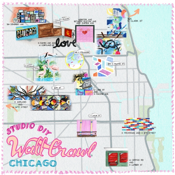 The Best Walls in Chicago Map | studiodiy.mom