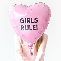 DIY Galentine’s Day Balloon Tattoos