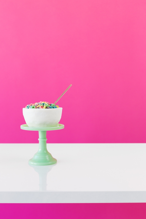 Cereal bowl cake