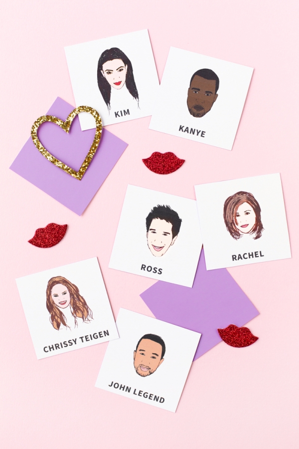 Famous Couples Memory Game (Free Printable!) | studiodiy.mom