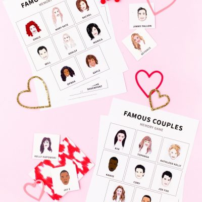 Free Printable Besties Matching Game