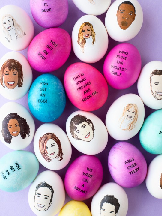 DIY Celebrity Easter Eggs
