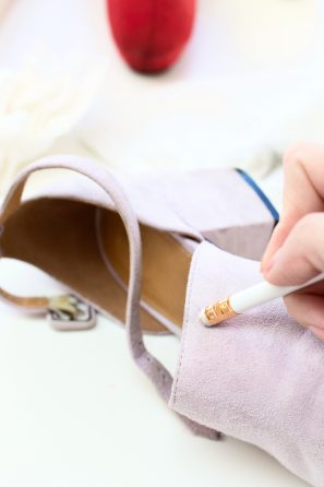 Heels and a pencil