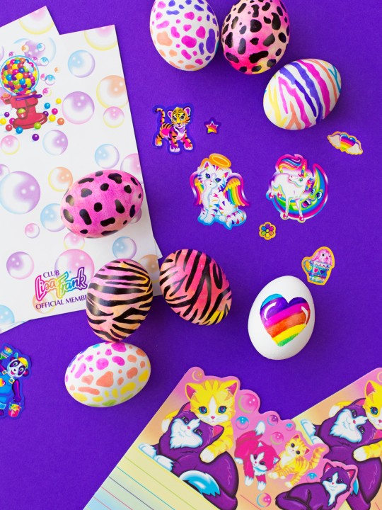Throwback! | DIY Lisa Frank Easter Eggs