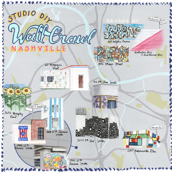 The Best Walls in Nashville | studiodiy.mom