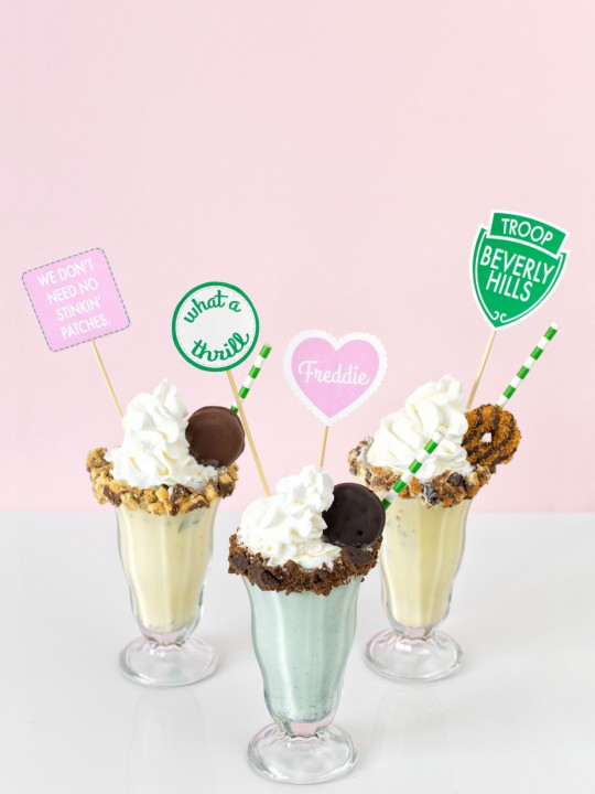 Troop Beverly Hills Girl Scout Cookie Milkshakes
