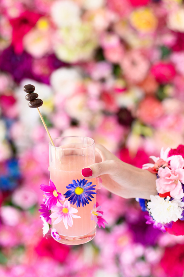 DIY Flower Glassware | studiodiy.mom