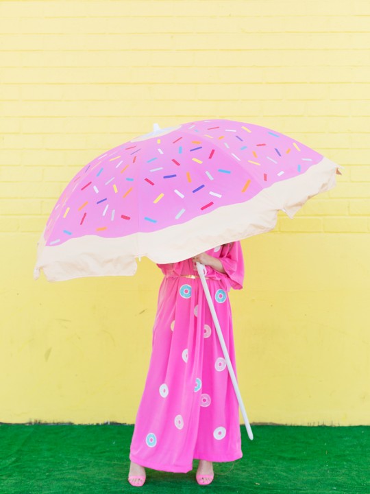 DIY Donut Beach Umbrella