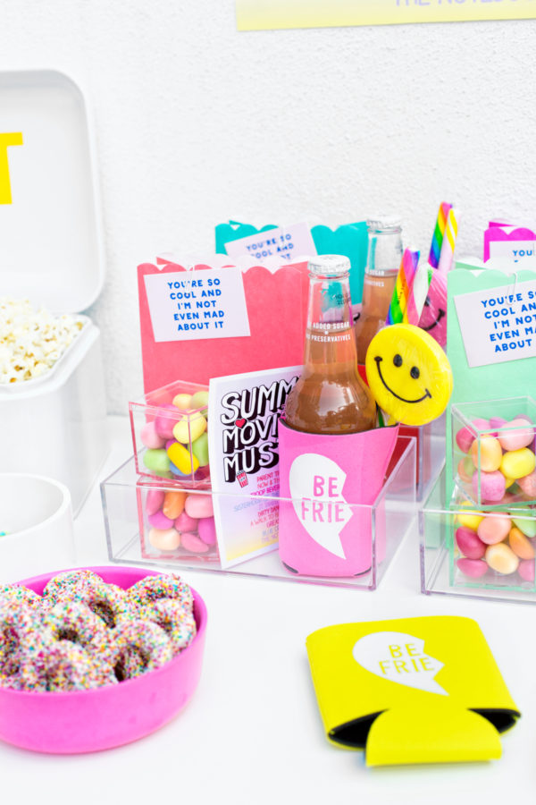DIY Popcorn Bar for Backyard Movie Nights | studiodiy.mom