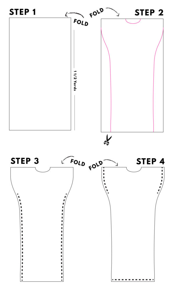 A diagram for a clothing item