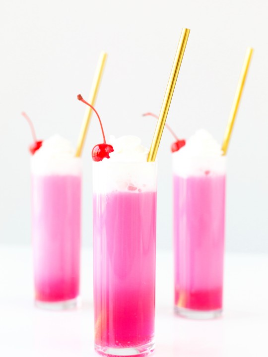 Neon Italian Cream Sodas