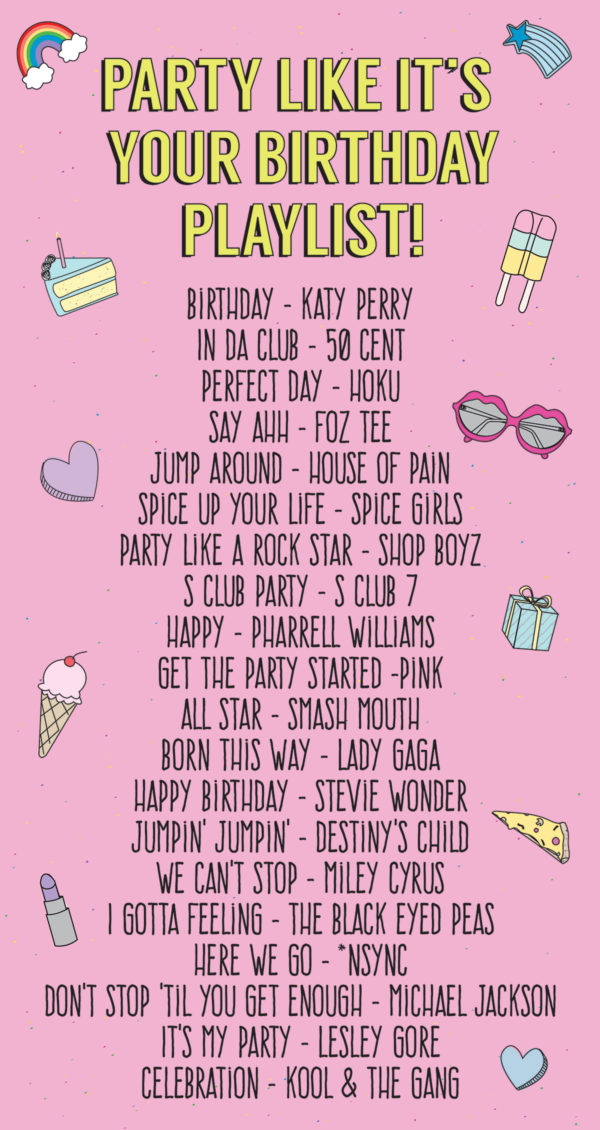 Party Like It's Your Birthday Playlist! | studiodiy.mom