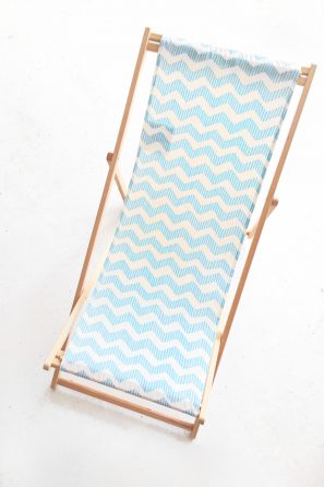 Colorful beach chair