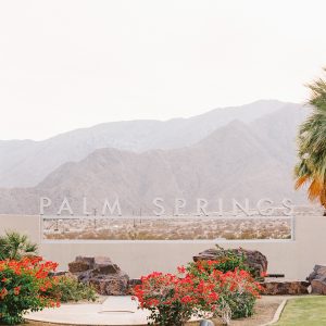 Colorful Palm Springs Wedding