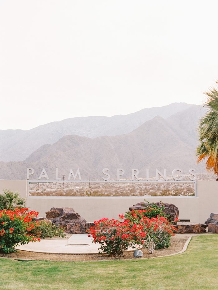 Colorful Palm Springs Wedding