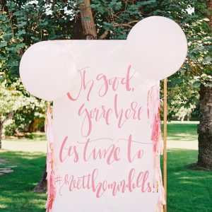 Giant Wedding Welcome Sign